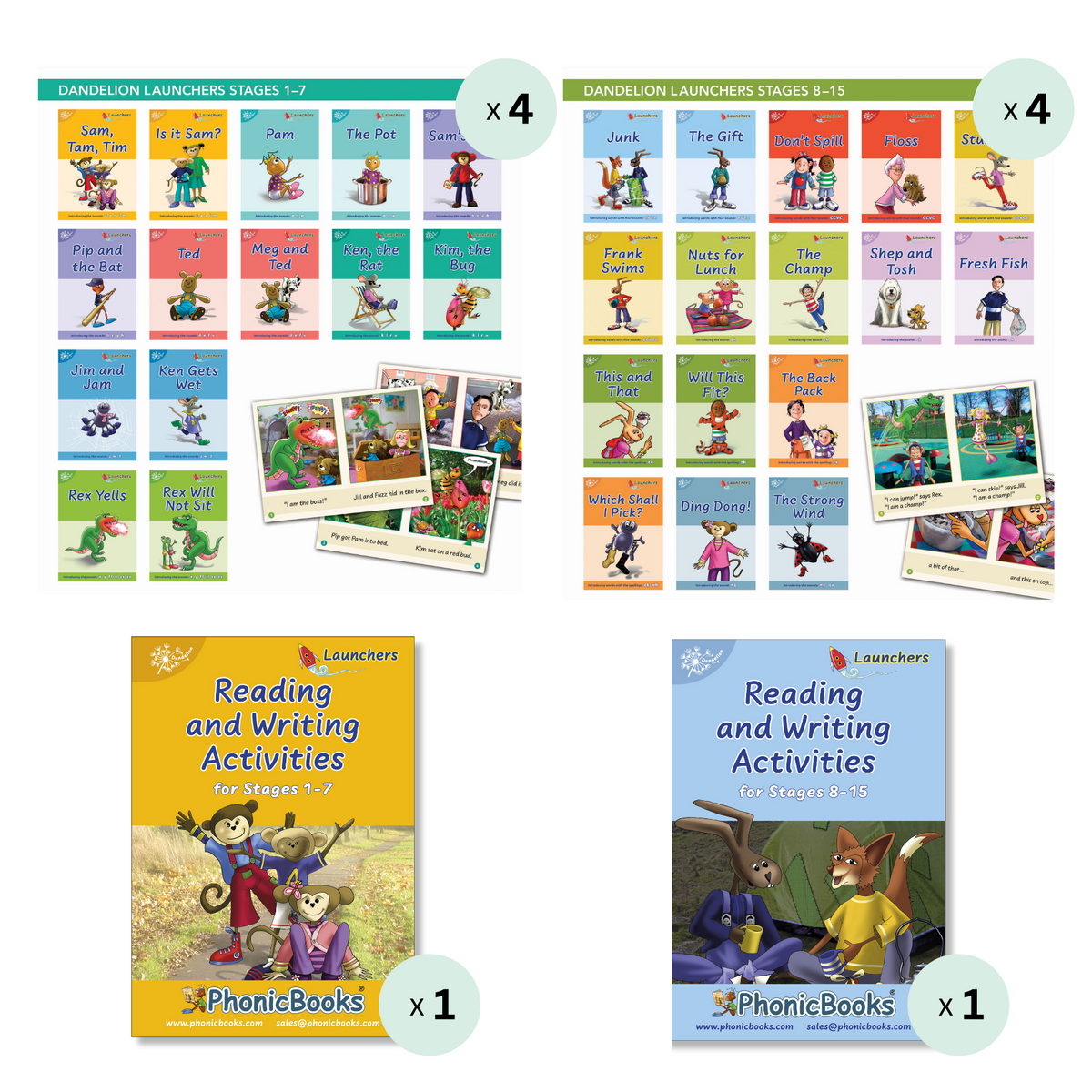 Phonic Books Dandelion Launchers, Classroom Kit | Decodable Books And ...