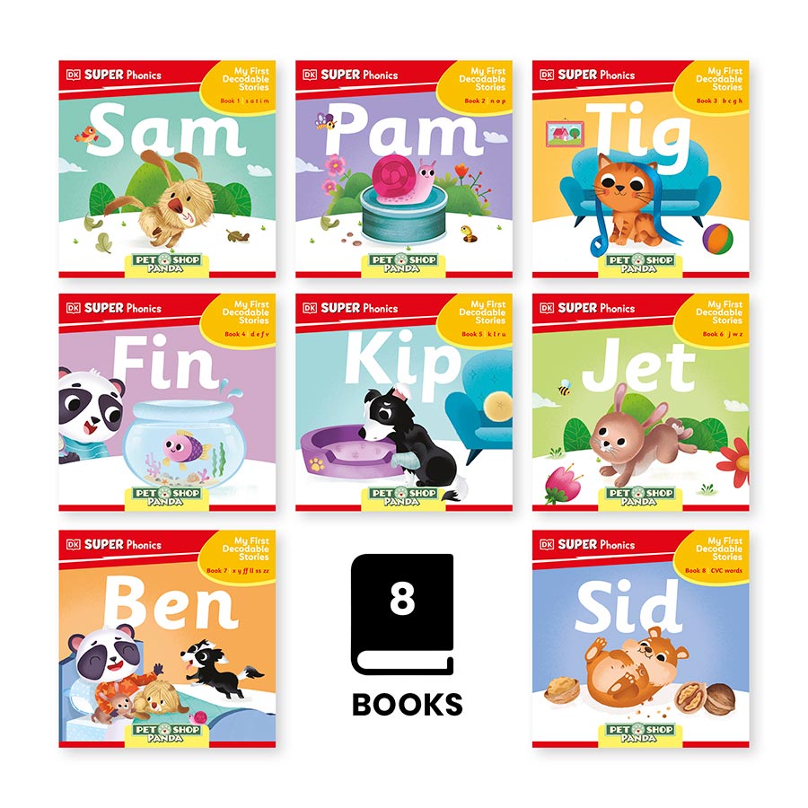 DK Super Phonics My First Decodable Stories Pet Shop Panda