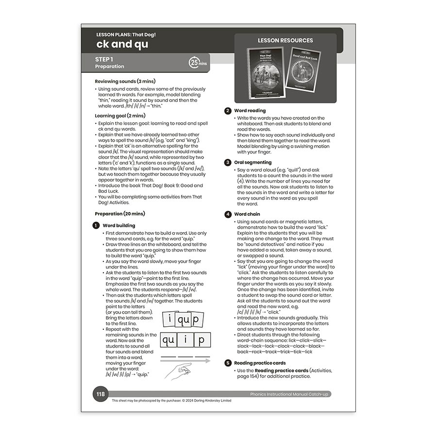 Phonics Instructional Manual Catch-up